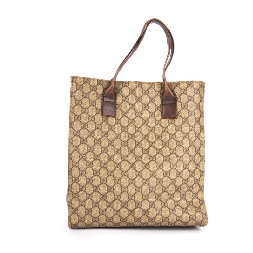 Gucci GG Flat Supreme Vertical Tote